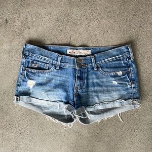 2000s Low Rise Hollister Jean Shorts